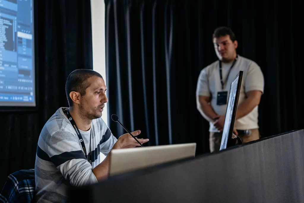 Miroslav Radmanovic and Marko Sasic at Unreal Day